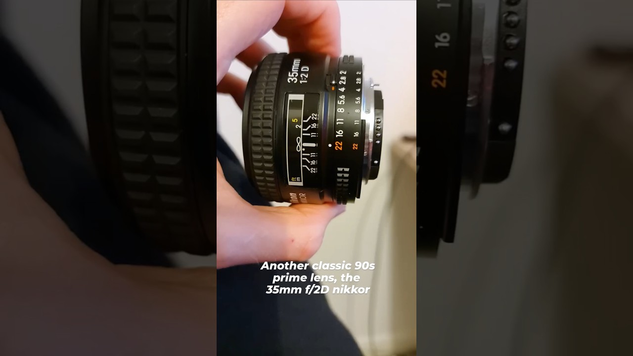 Nikon 35mm F/2D prime lens