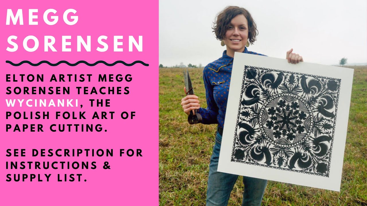 How to Make Wycinanki Paper Flowers with Megg Sorensen
