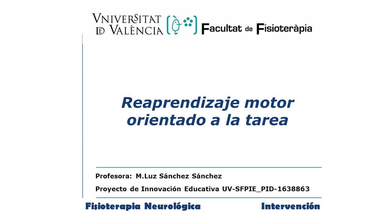 Reaprendizaje motor orientado a la tarea