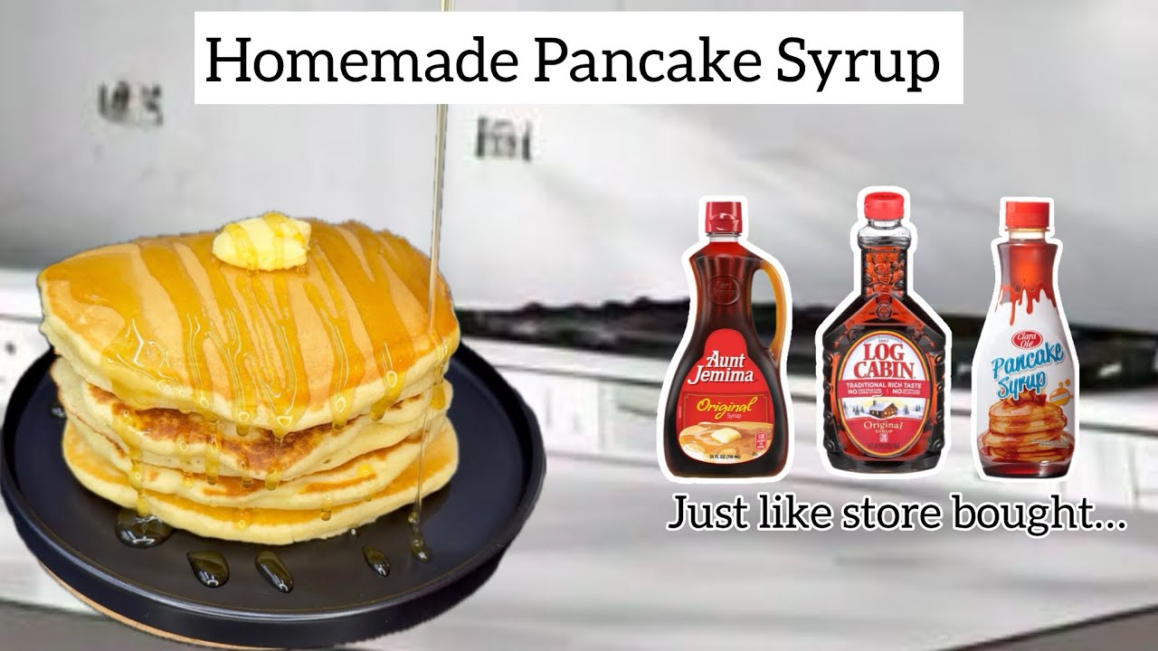 Watch This Before You Buy Your Next Pancake Syrup | Easy Homemade Pancake Syrup Recipe 3 Ingredients