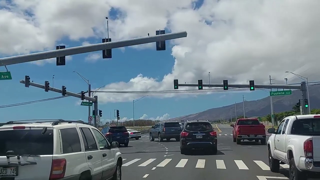In Paradise Drive from Kahului airport to Hale Kai O Kihei   September 14 2022