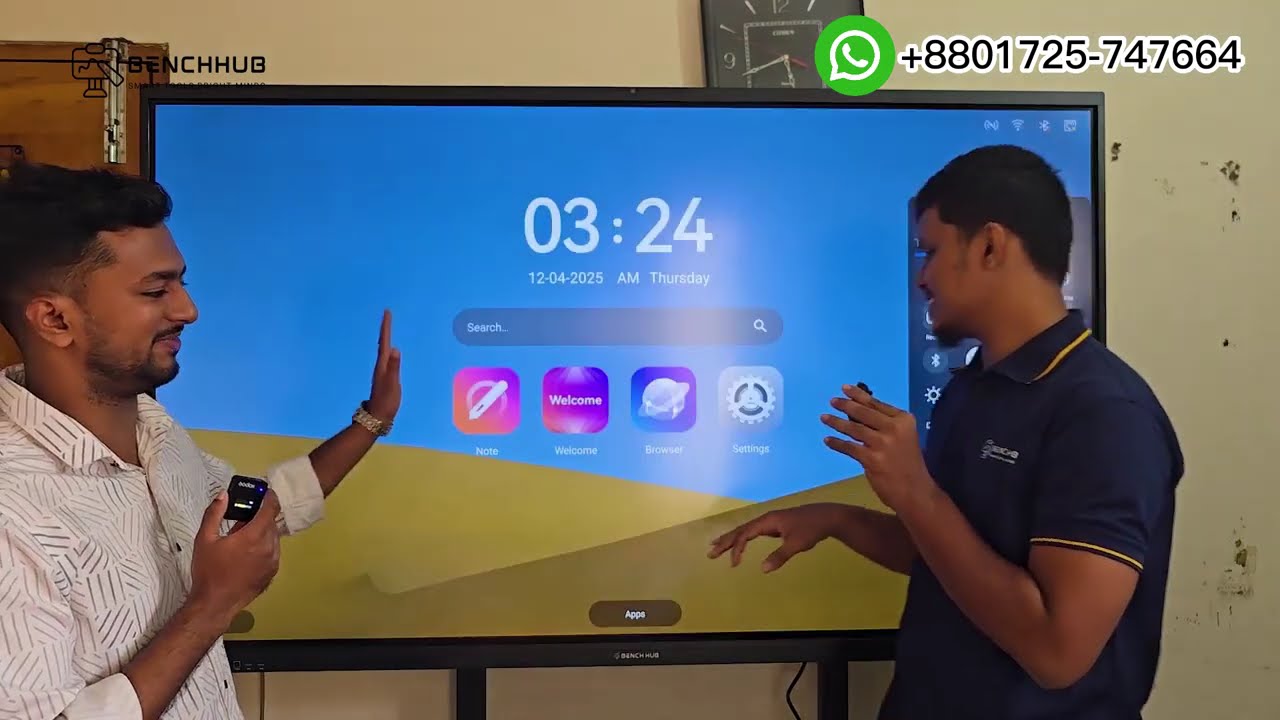 আবির হাসানের অভিজ্ঞতা | Smart Board Review BD | Bench Hub 75 Inch Interactive Panel |