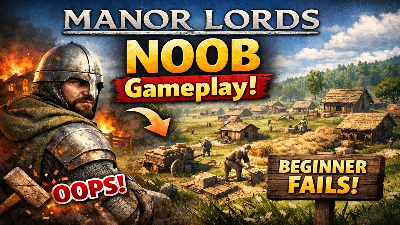 Manor Lords Noob Gameplay – First Impressions & Beginner Survival