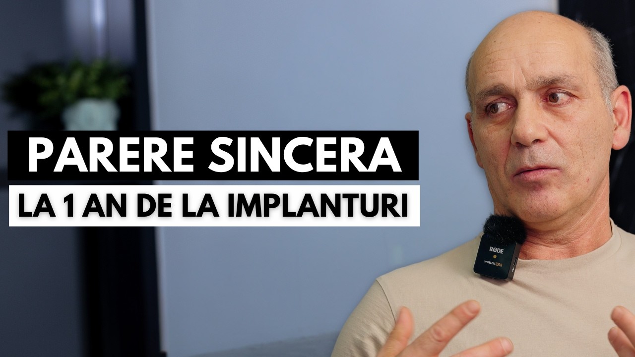 1 An de Implanturi Dentare - Cum se Simte si ce s-a Schimbat