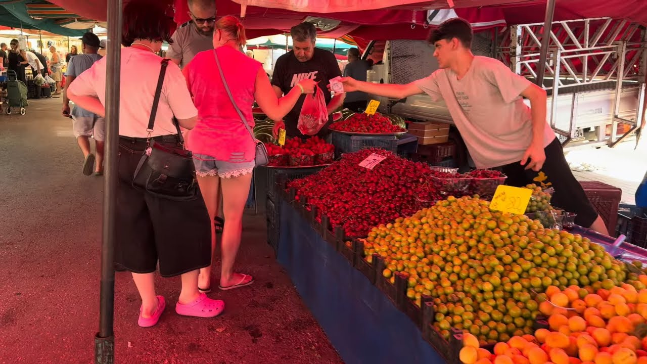 4k Alanya Bazaar June 2024 PRICIES Farmers Market Tosmur Alanya TÜRKIYE | Alanya Turkey