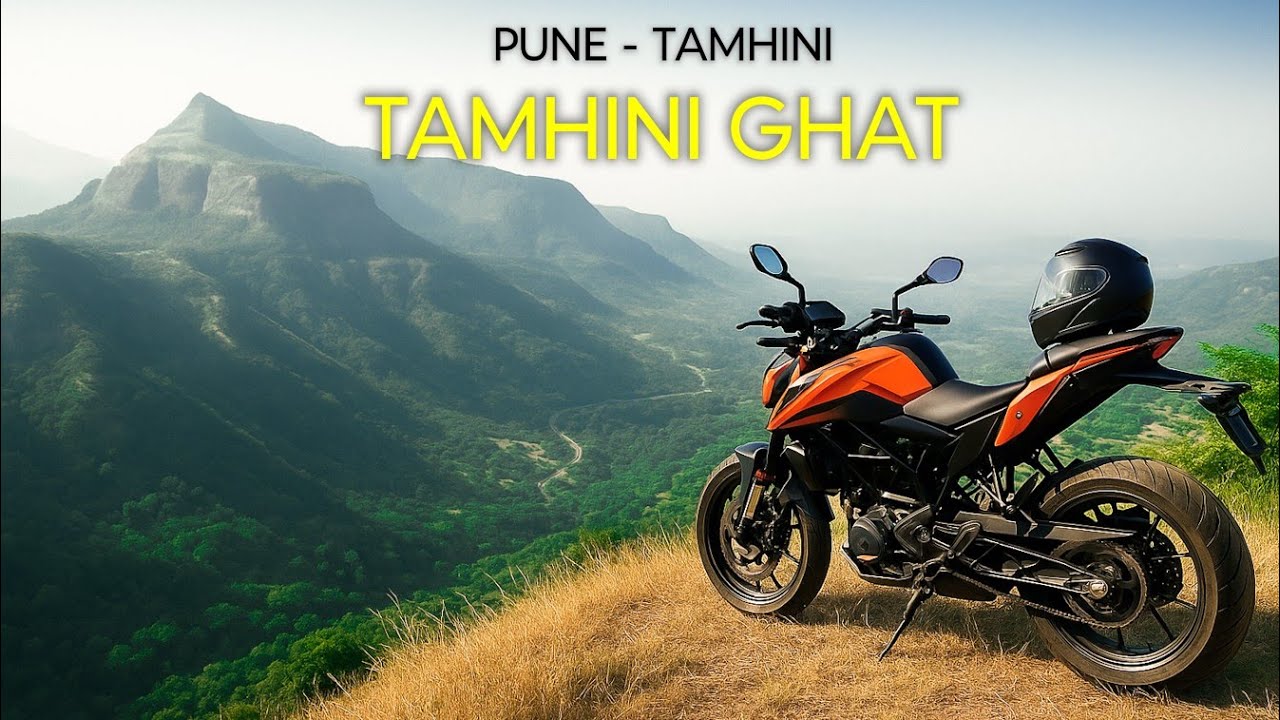 TAMHINI GHAT SOLO RIDE | MOST SCENIC BIKE RIDE NEAR PUNE 