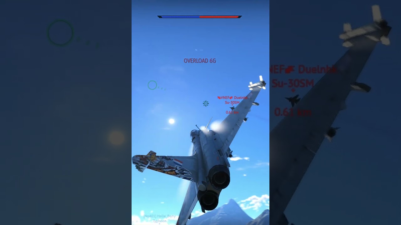 Rafale-C slapping SU-30SM #aviation #shorts #warthunder #gaming #dogfight #fighteraircraft