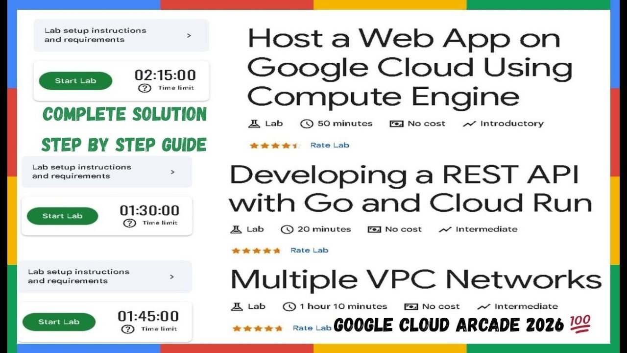 Google Cloud Arcade April Voyage Solution 2026 || 💯 Working Solution  || 3 LABS || #arcade