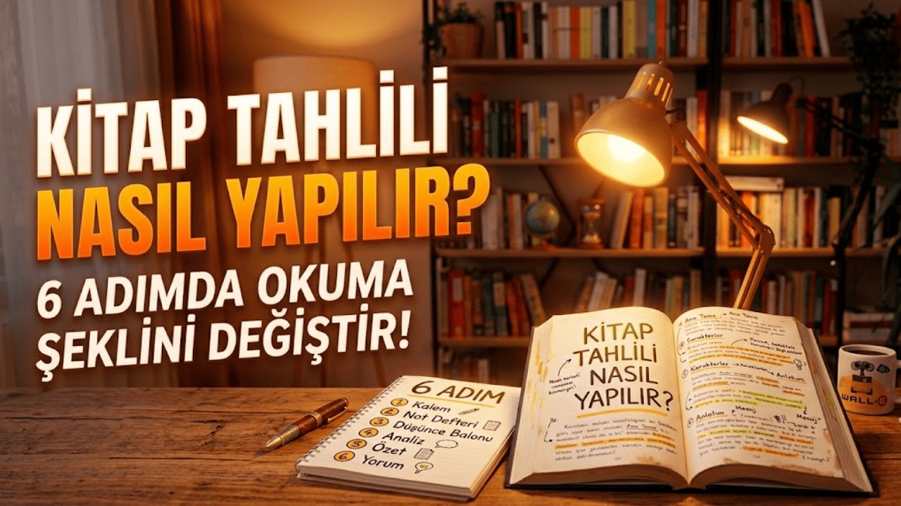 Kitap Tahlili Nasıl Yapılır? | Kitap Okuma Şeklinizi Değiştirecek 6 Adım