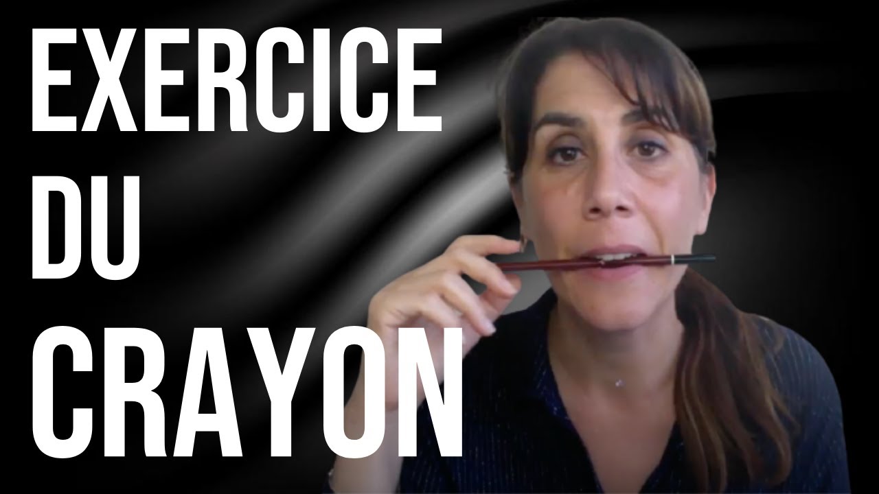 BÉGAIEMENT : Exercice d'élocution avec le CRAYON ENTRE LES DENTS