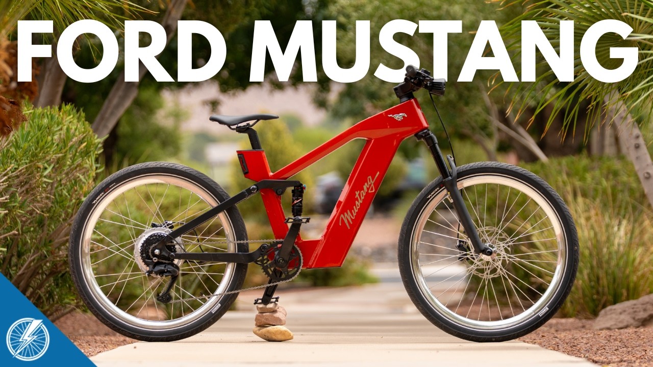 Этот электровелосипед выглядит как Mustang, но едет ли он так же? Обзор N+ Ford Mustang