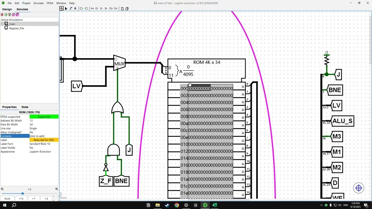 Assignment 4 Part 1: Loop & Counter Load with BNE/Jump, Instruction Design (No Debugging)