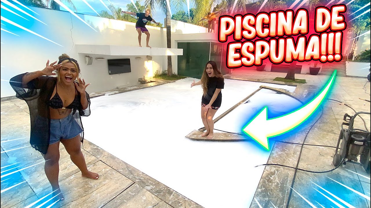 PISCINA DE ESPUMA NA NOVA MANSÃO LOURES!!!