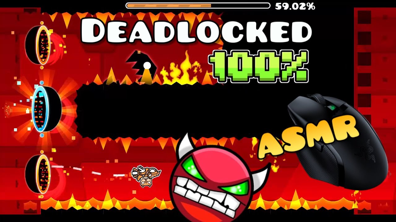 Deadlocked 100% - ASMR (Sweaty Clicks) | Geometry Dash