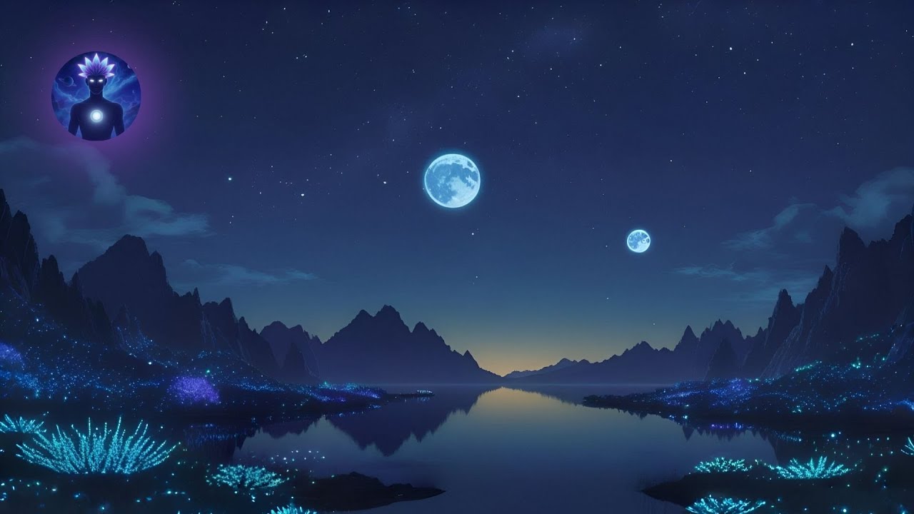 Blue Moon Dreamscape | Celestial Lullaby for Cosmic Sleep