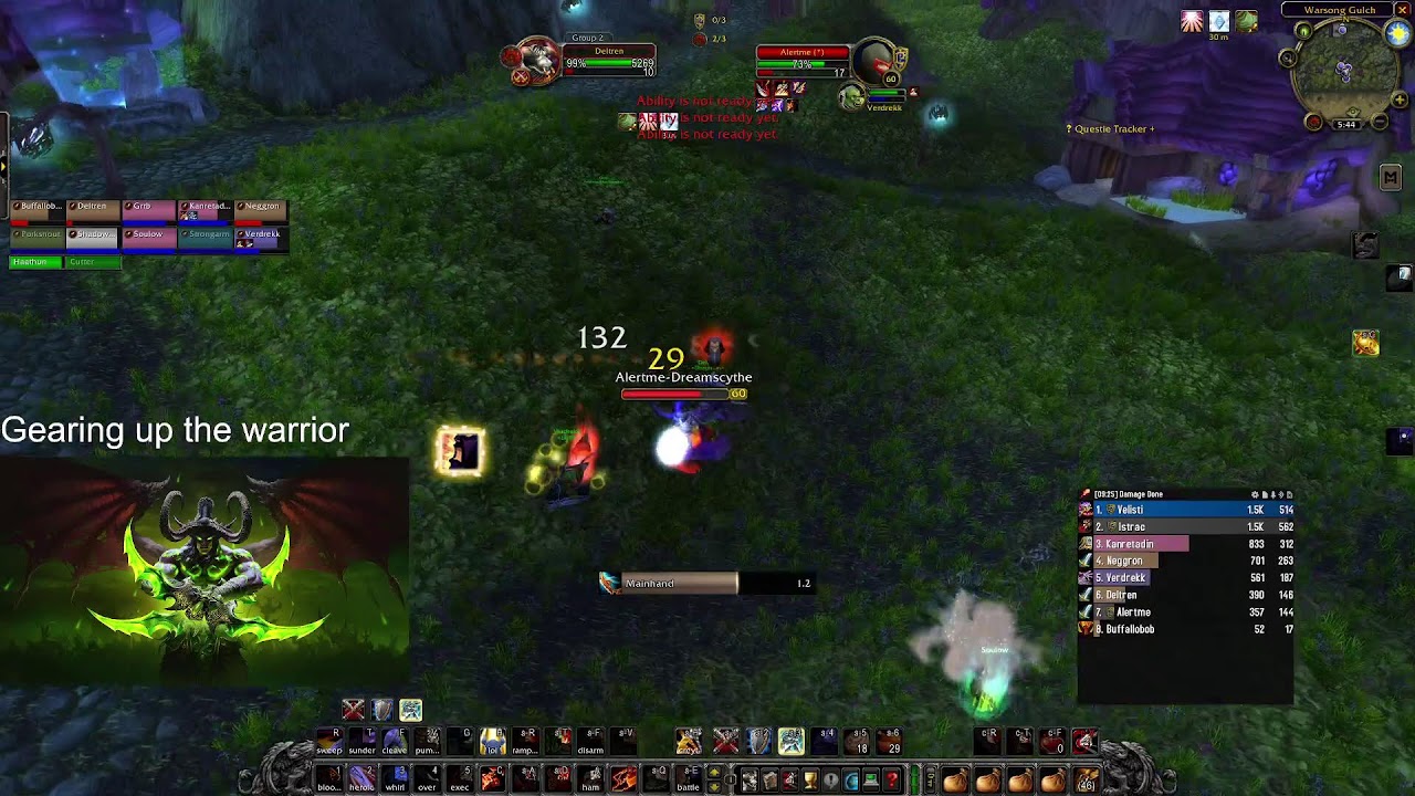 WoW TBC Prepatch, Warrior PVP, Honor Grind - Burning Crusade Anniversary