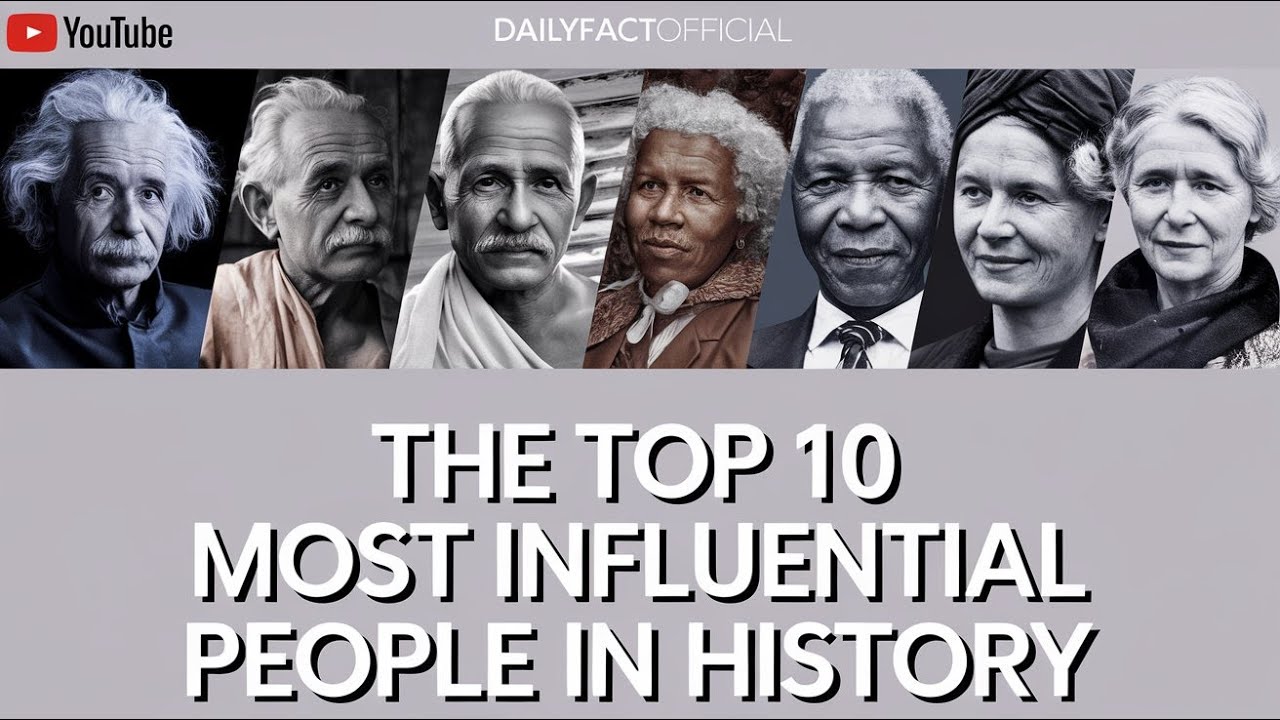 The top 10 most influential people in history #dailyfactofficial