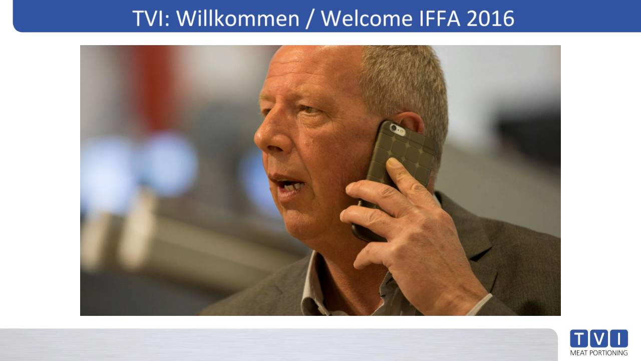 TVI at IFFA 2016: SPEED.POWER.FASCINATION. Together for your success!