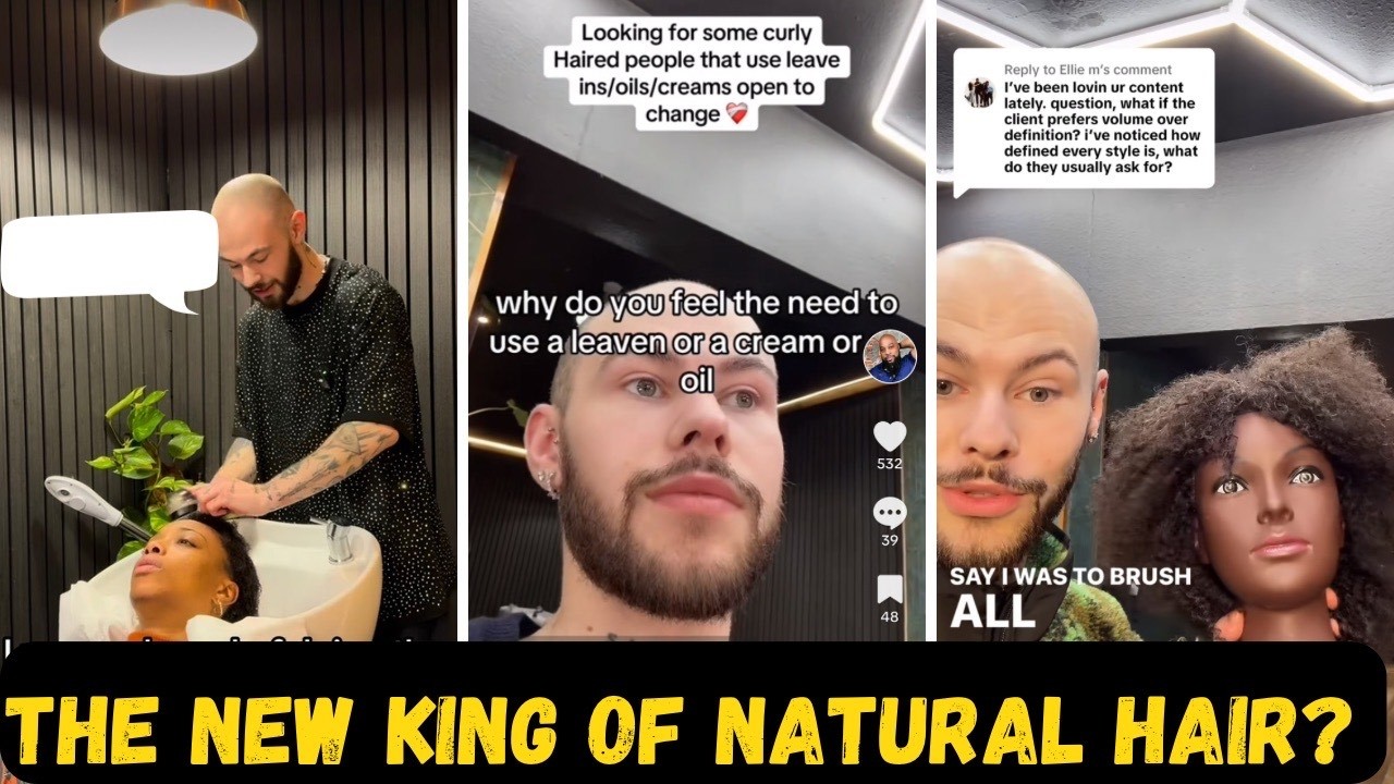 WHITE STYLIST Faces BACKLASH For His CONTROVERSIAL Advice About KINKY COILY HAIR