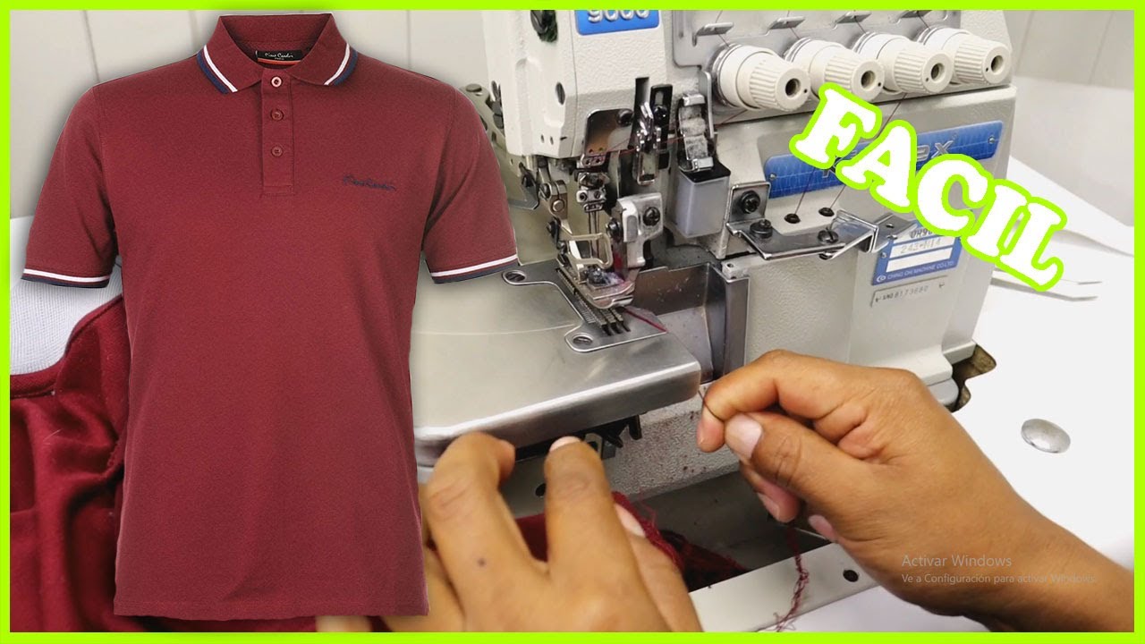 COMO PONER PECHERA Y CUELLO EN POLO TIPO CAMISERO|Tips De Confeccioón