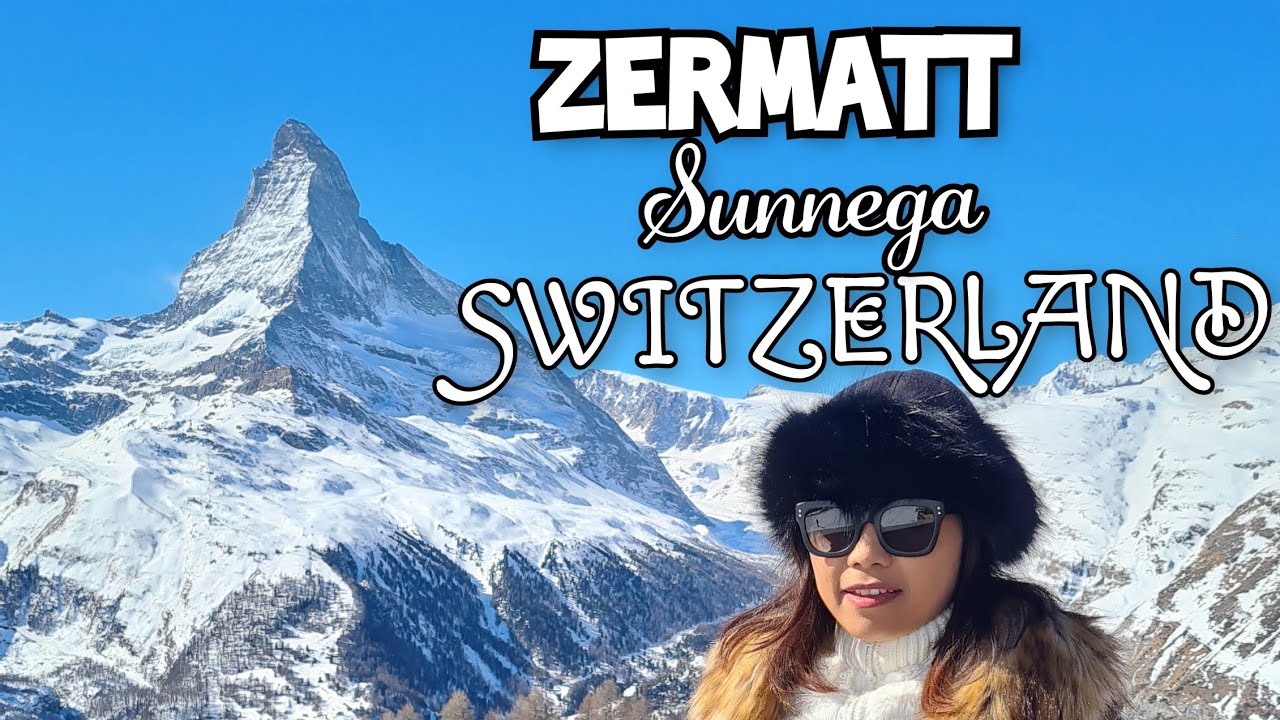 ZERMATT Sunnega Ski Winter SWITZERLAND
