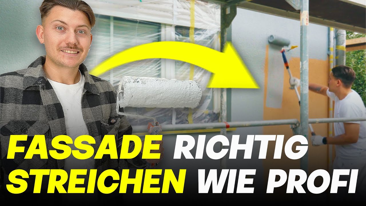 Fassade streichen (Darauf musst du achten!) 😯 Schritt f&uuml;r Schritt erkl&auml;rt