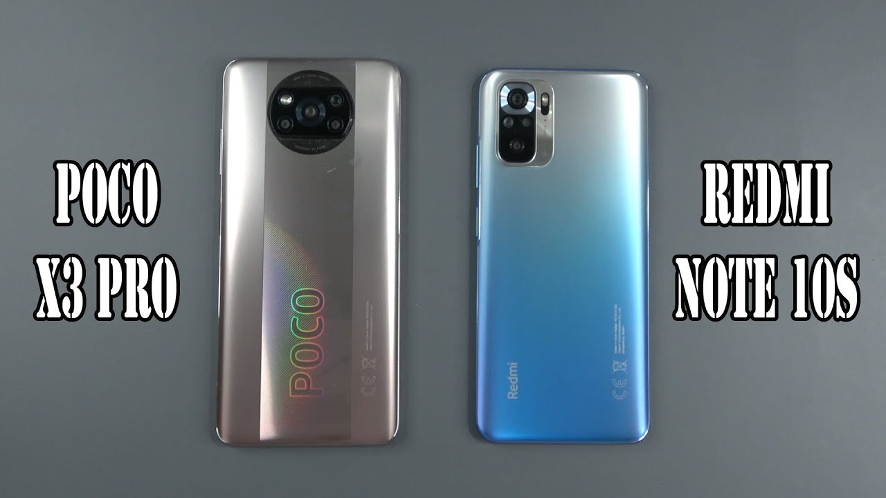 Poco X3 Pro vs Xiaomi Redmi Note 10S | SpeedTest and Camera comparison