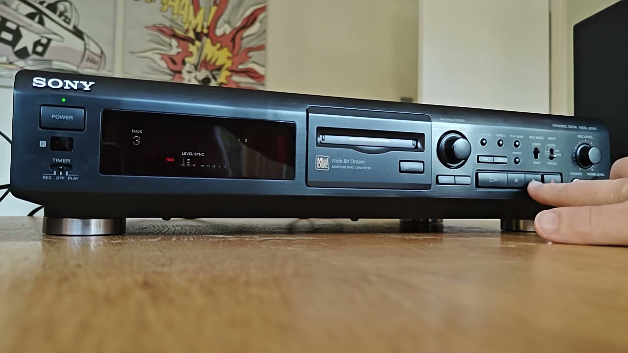 Sony MDS-JE510 Mini disc Recorder 