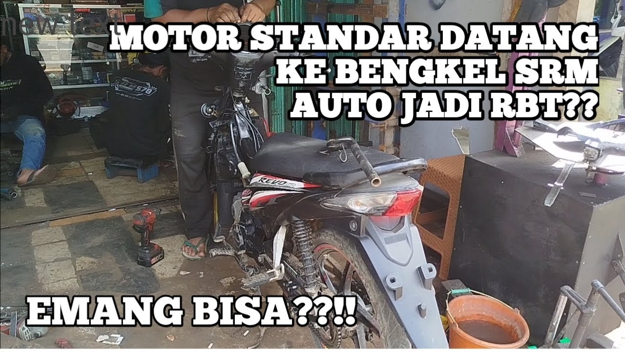 Modifikasi Tipis Tipis Motor Revo Menjadi RBT