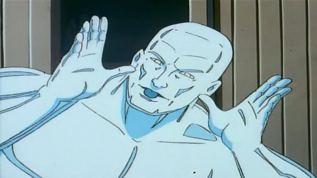 Iceman action scenes from the cartoons Compilation(1981-2014)