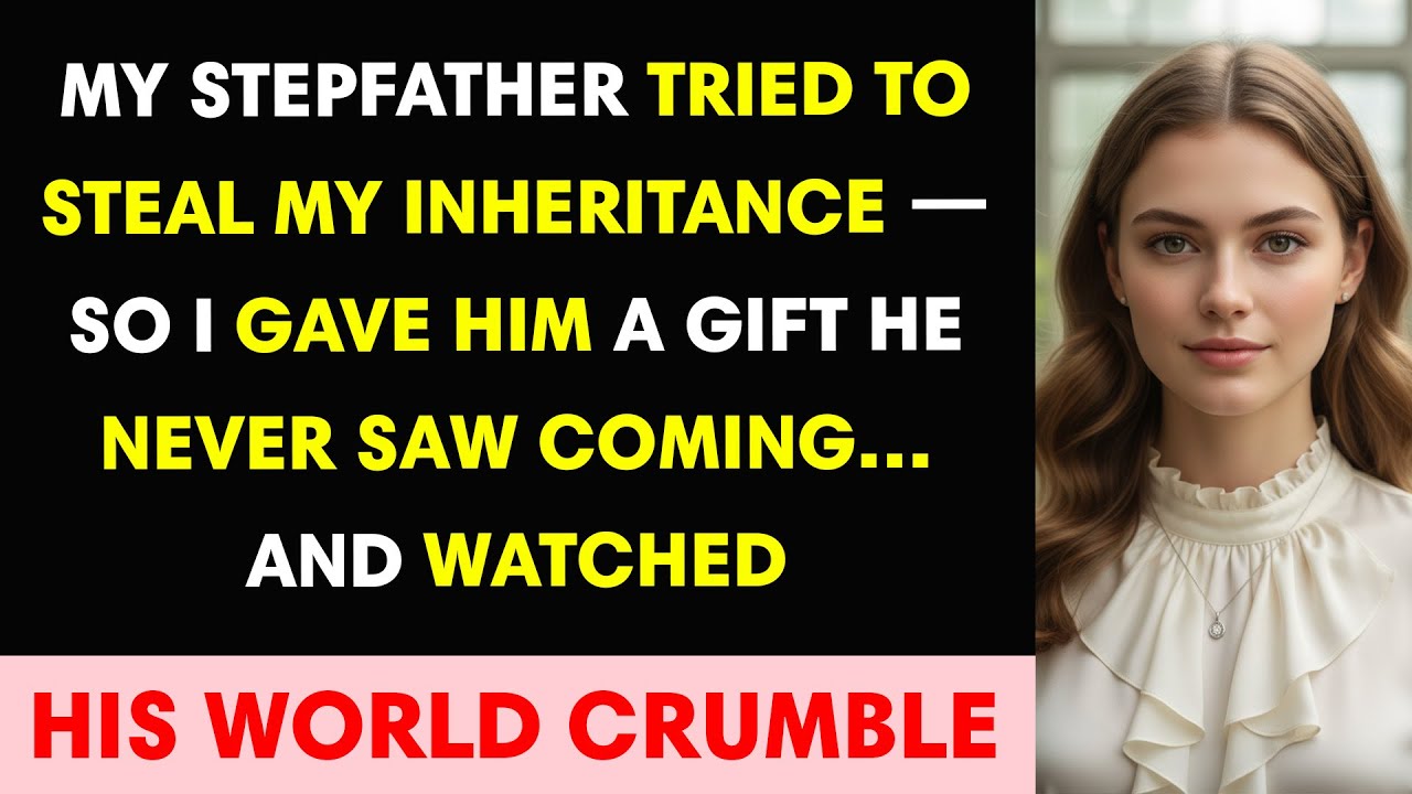 My Stepfather Tried to Steal My Inheritance — So I Gave Him a Gift He Never Saw Coming… and Watched