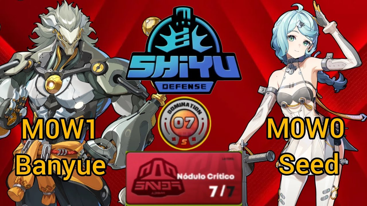 Banyue M0W1 & Seed M0W0 | defesa shiyu 2.4 - ZZZ 