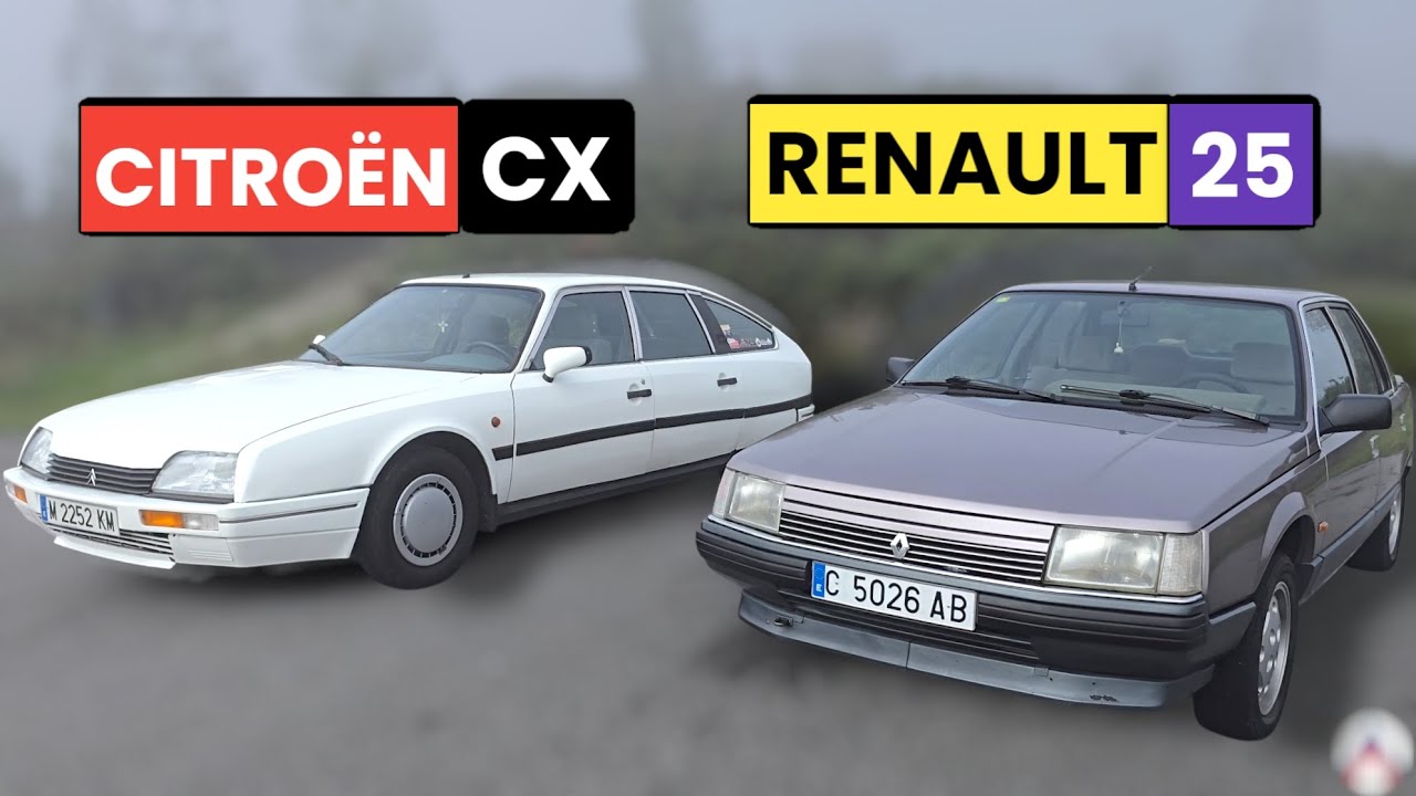 RETROPRUEBA: Citroën CX 22 TRS vs Renault 25 Turbo D.
