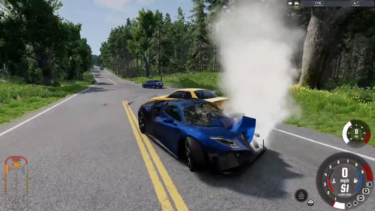 Most epic car crashes in beamNG drive