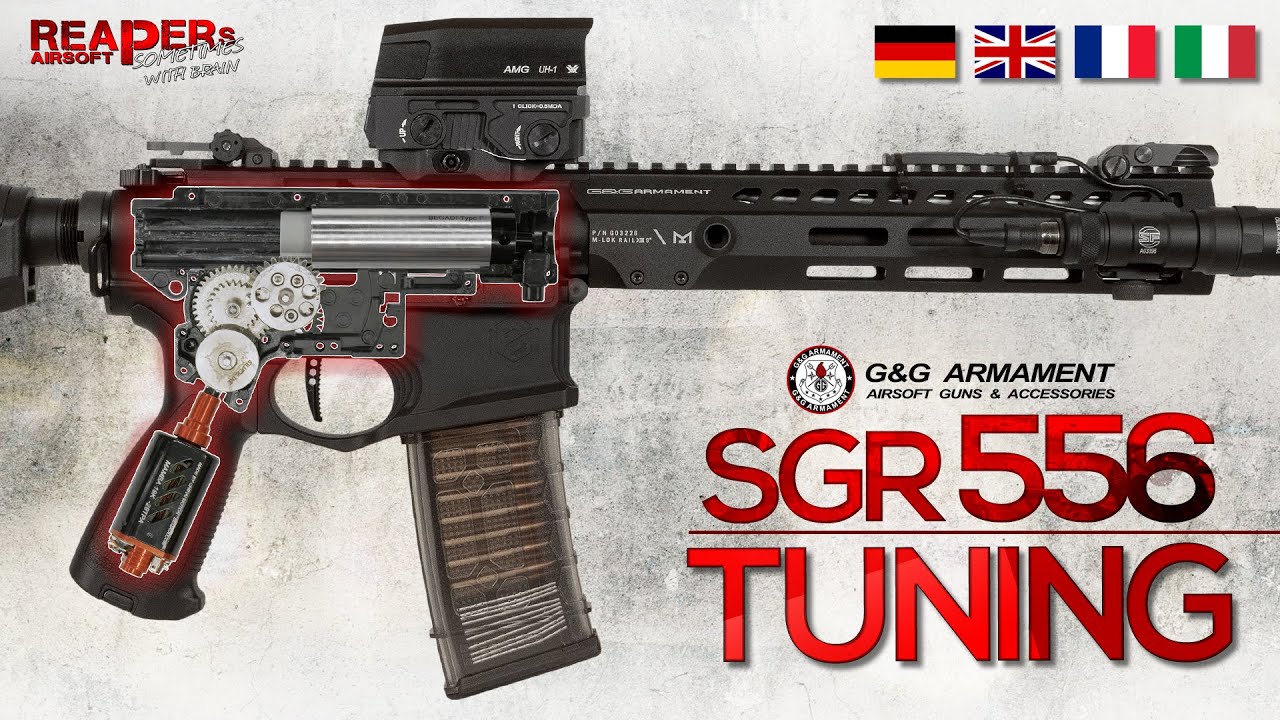 [Tech] G&G SGR556 (G3 Split Gearbox) Tuning/Kompatibilität (6mm BB Softair/Airsoft)