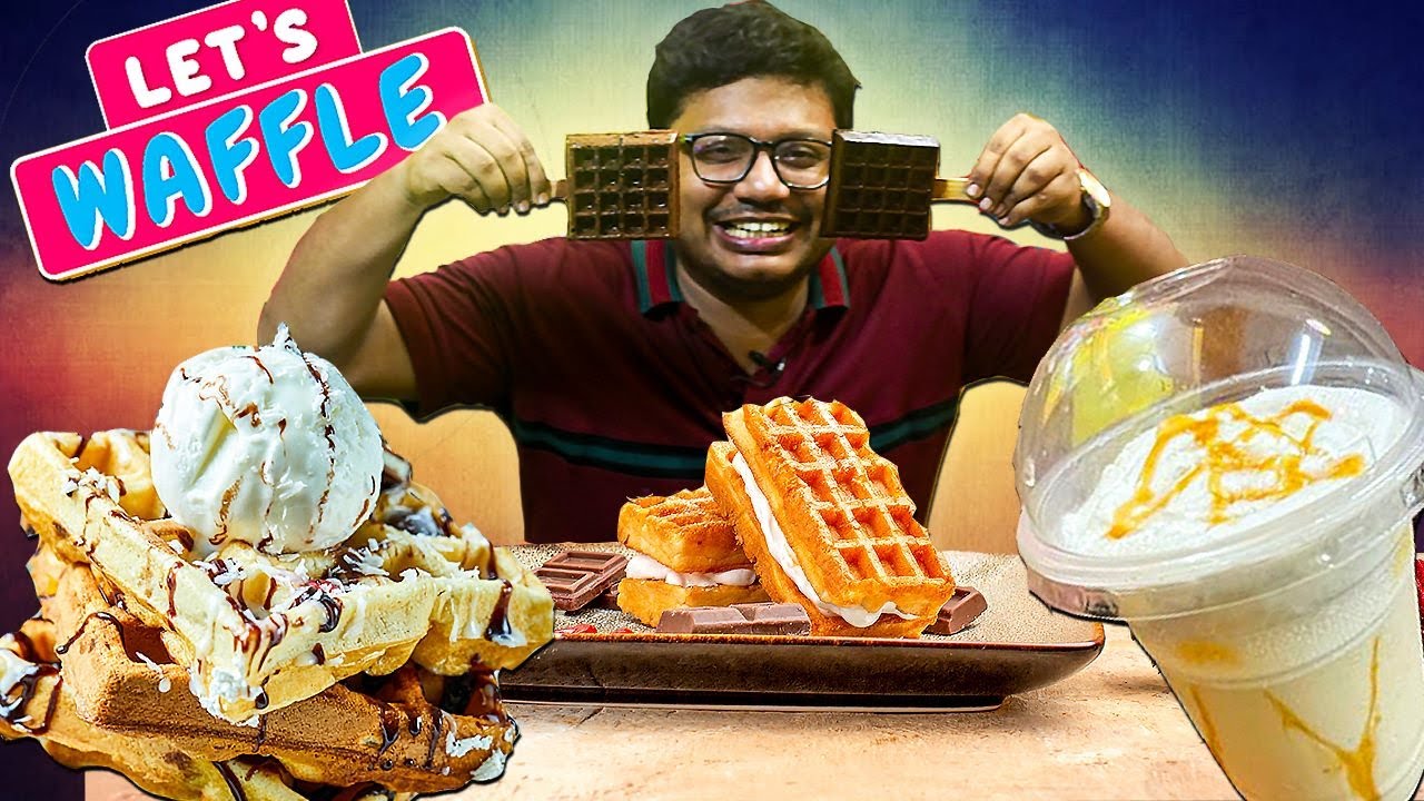 ফার্মাসিস্ট যখন ওয়াফলম্যান, রিভিউ কড়া বুইঝা ন্যান! 🧐🧐 khai-dai at Let's Waffle 🧇🧇