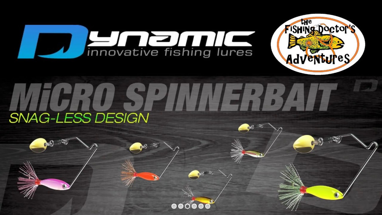 Dynamic Lures Micro Spinnerbait Underwater Trout Fishing Reaction