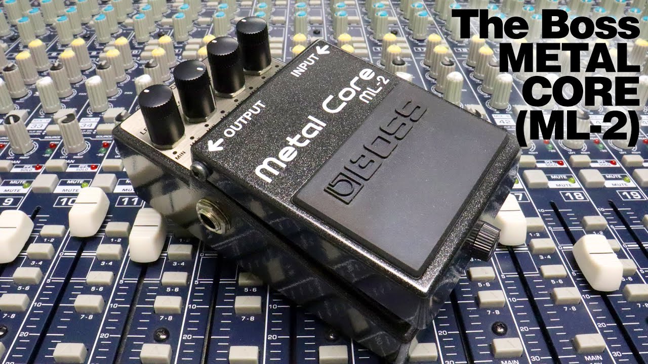 Boss ML-2 METAL CORE Pedal - Scooped Sound Easily Fixed!
