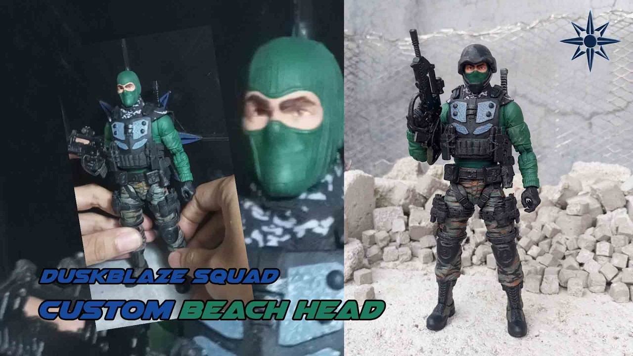Duskblaze Squad GI Joe Classified Custom Beach Head Special