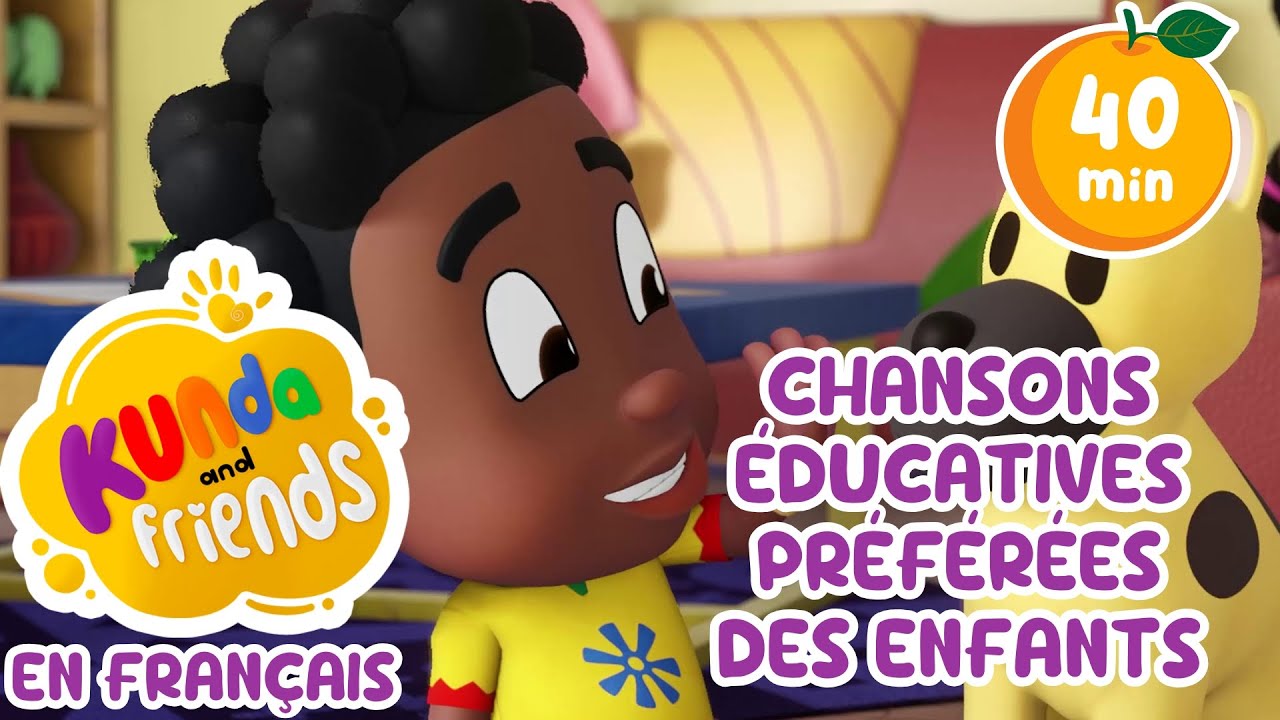 Chansons éducatives préférées des enfants | Comptines classiques avec Kunda et ses amis