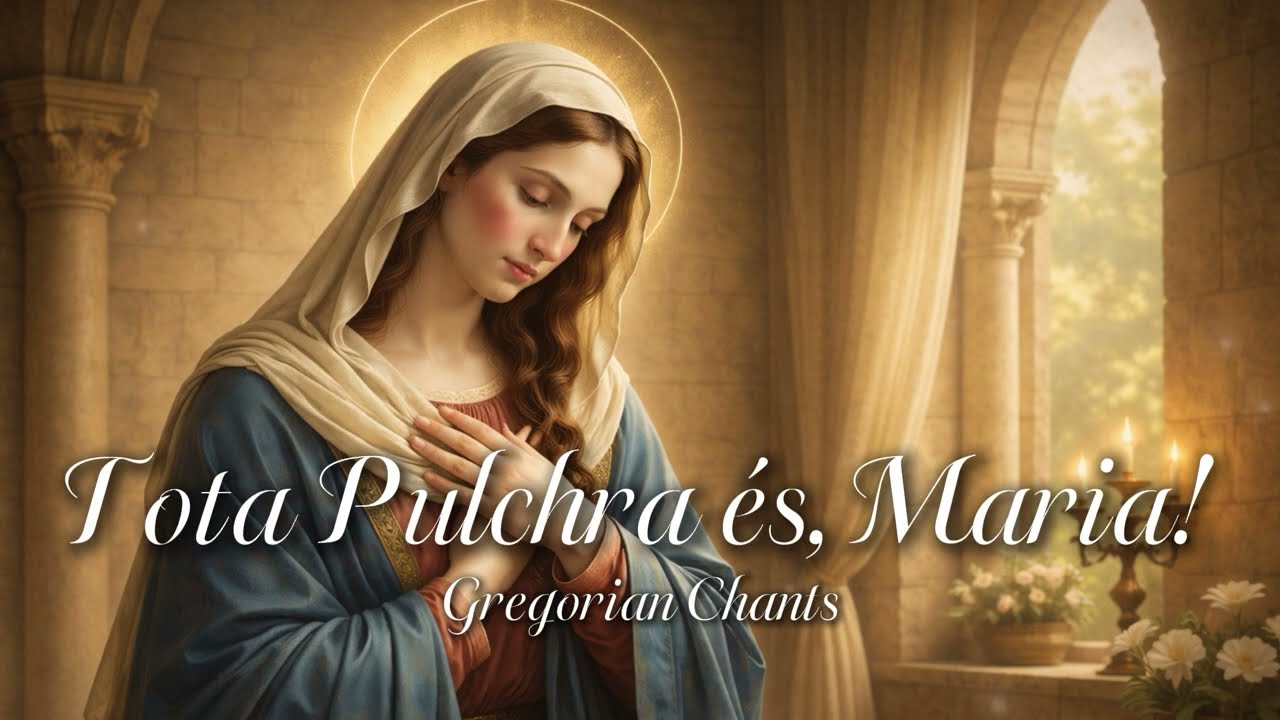 Gregorian Chant | Sacred Marian Beauty for Deep Peace | Tota Pulchra es Maria
