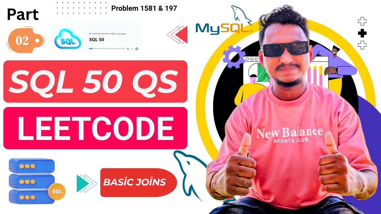 Episode 03 : LeetCode SQL Practice | Customer Visits + Rising Temperature | 2 Easy Questions