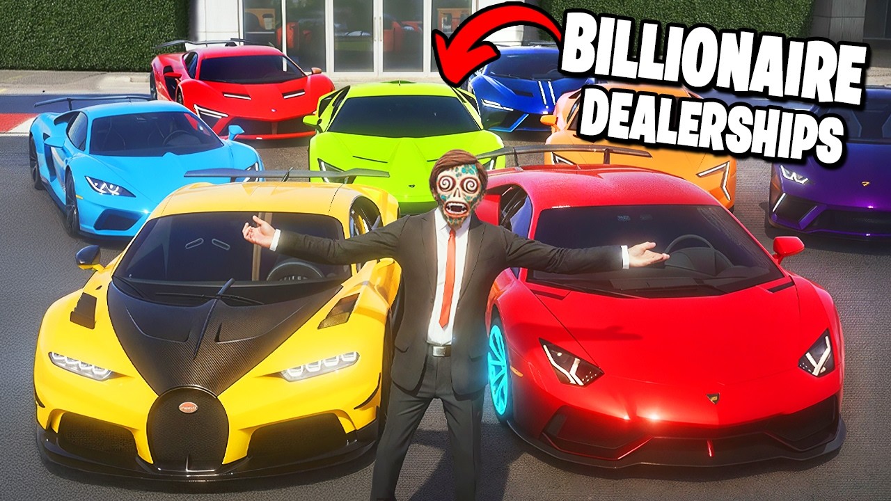 Robbing BILLIONAIRE Dealerships!