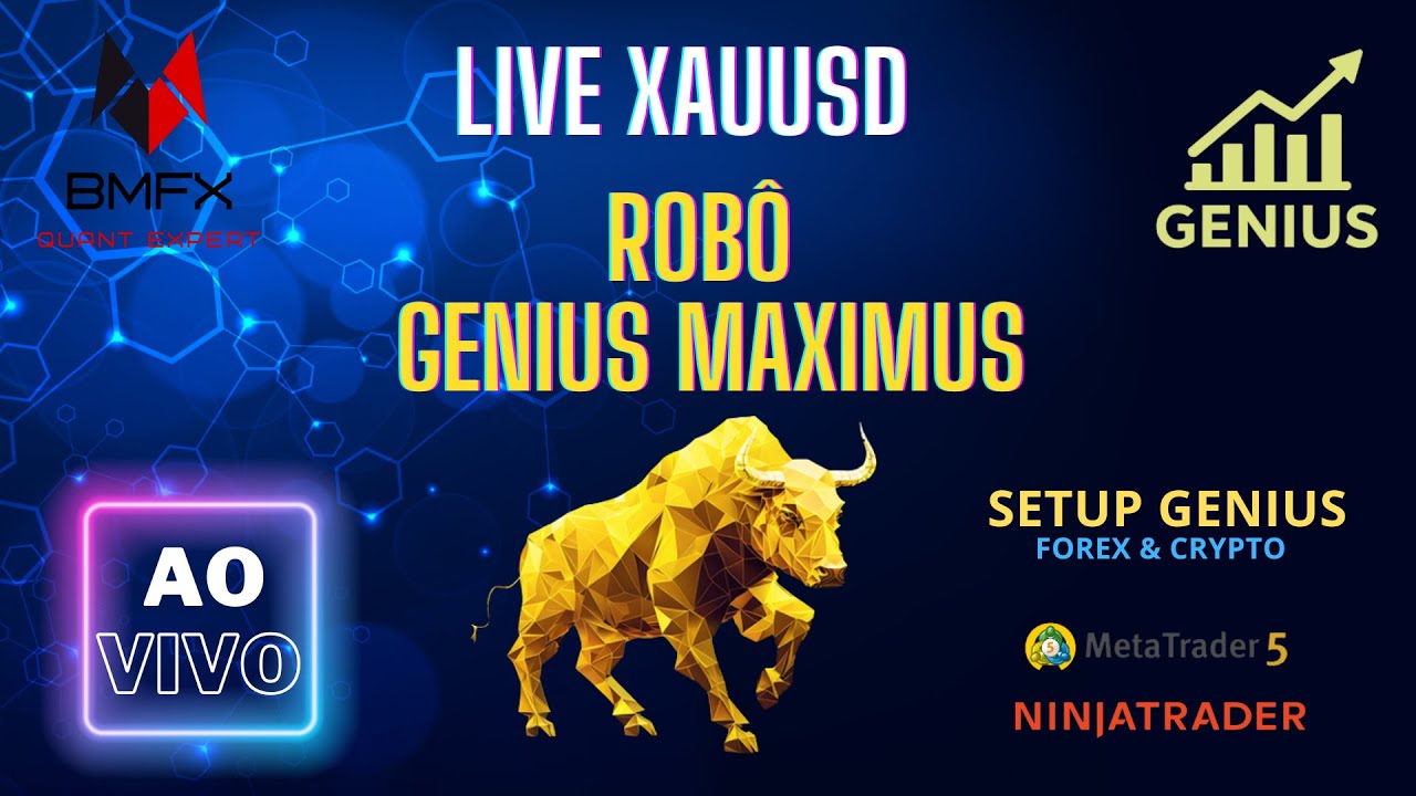 XAUUSD / Ouro - Setup Operacional Genius - Robô GENIUS MAXIMUS - Day Trader