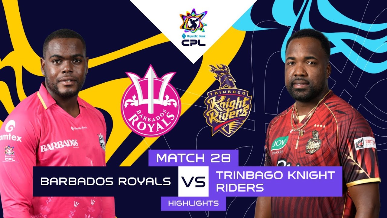 Highlights | Barbados Royals vs Trinbago Knight Riders | CPL 2025