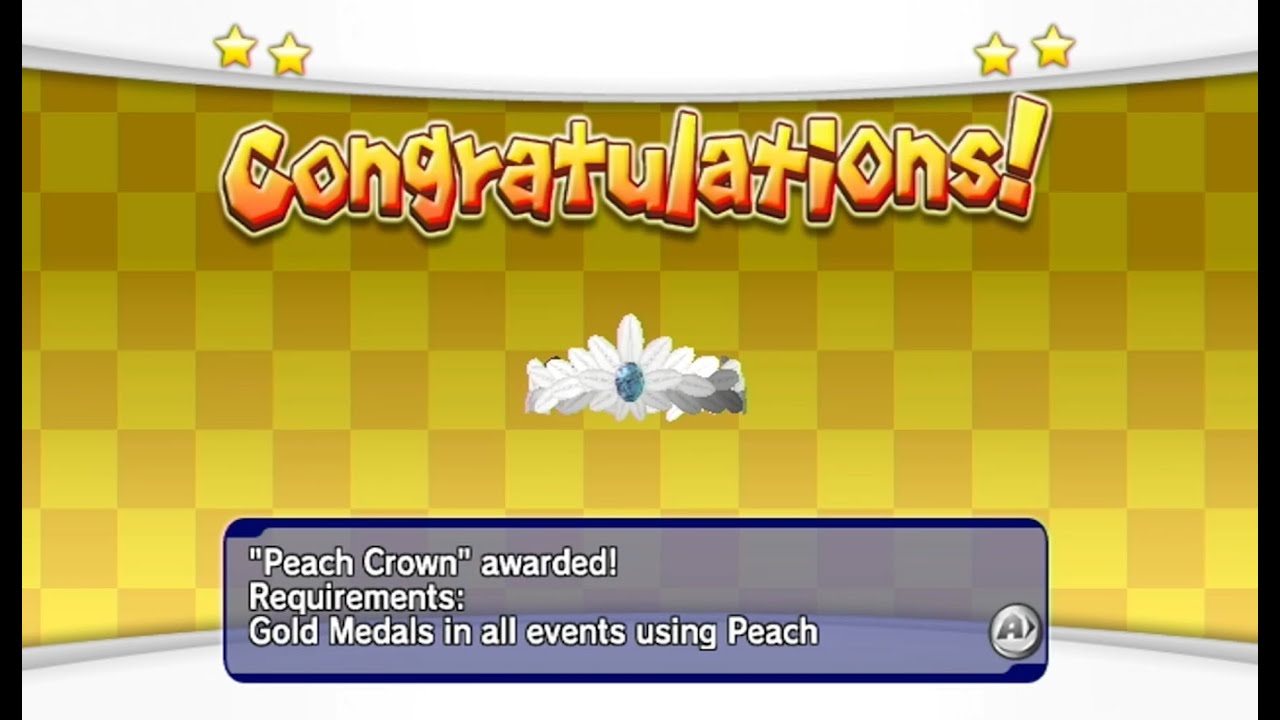 Mario & Sonic at the olympic games 2008 | All Gold Medals Peach