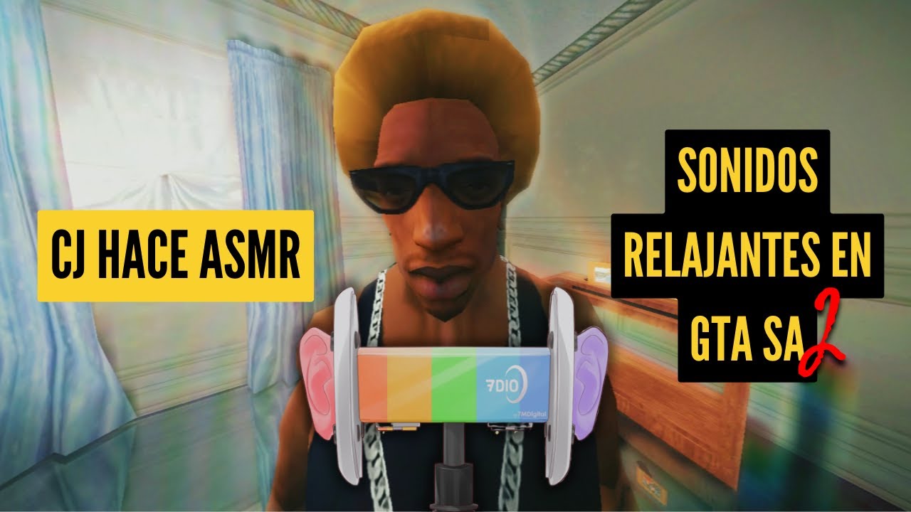 |GAMEPLAY ASMR| GTA: SAN ANDREAS- Sonidos Relajantes en GTA- CJ hace ASMR 2 #asmr