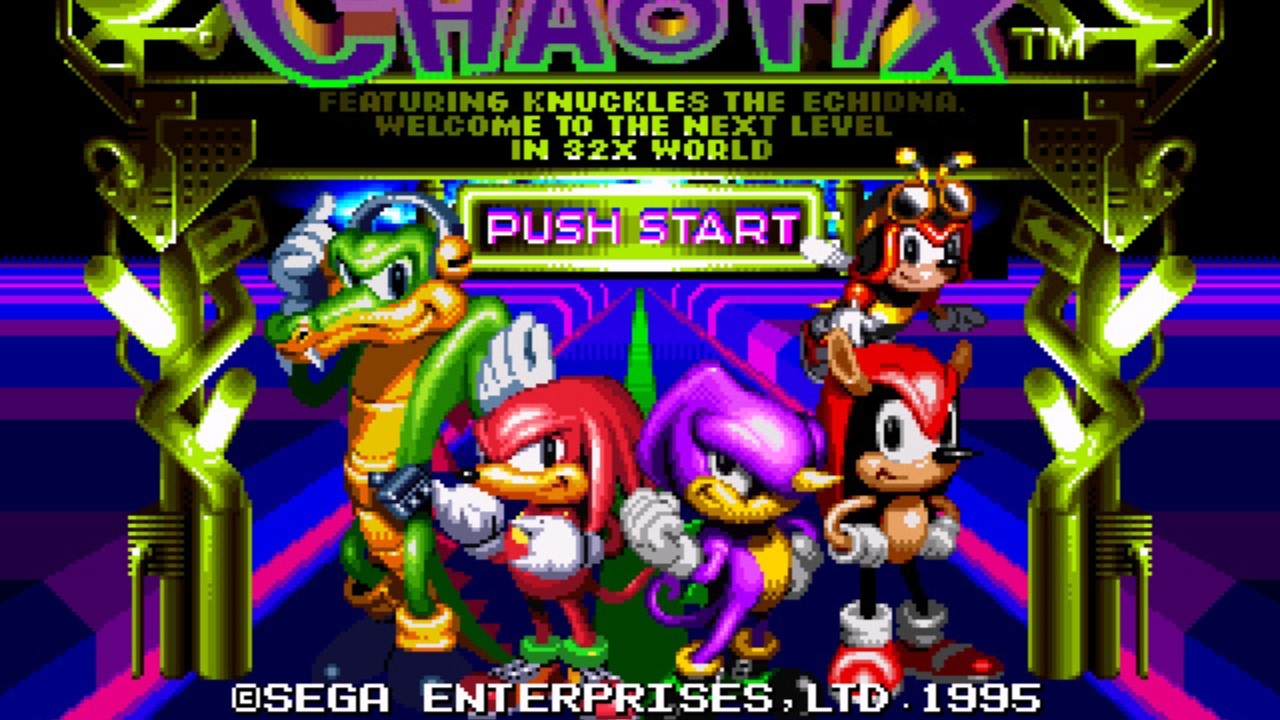 This is x Knuckles Chaotix
