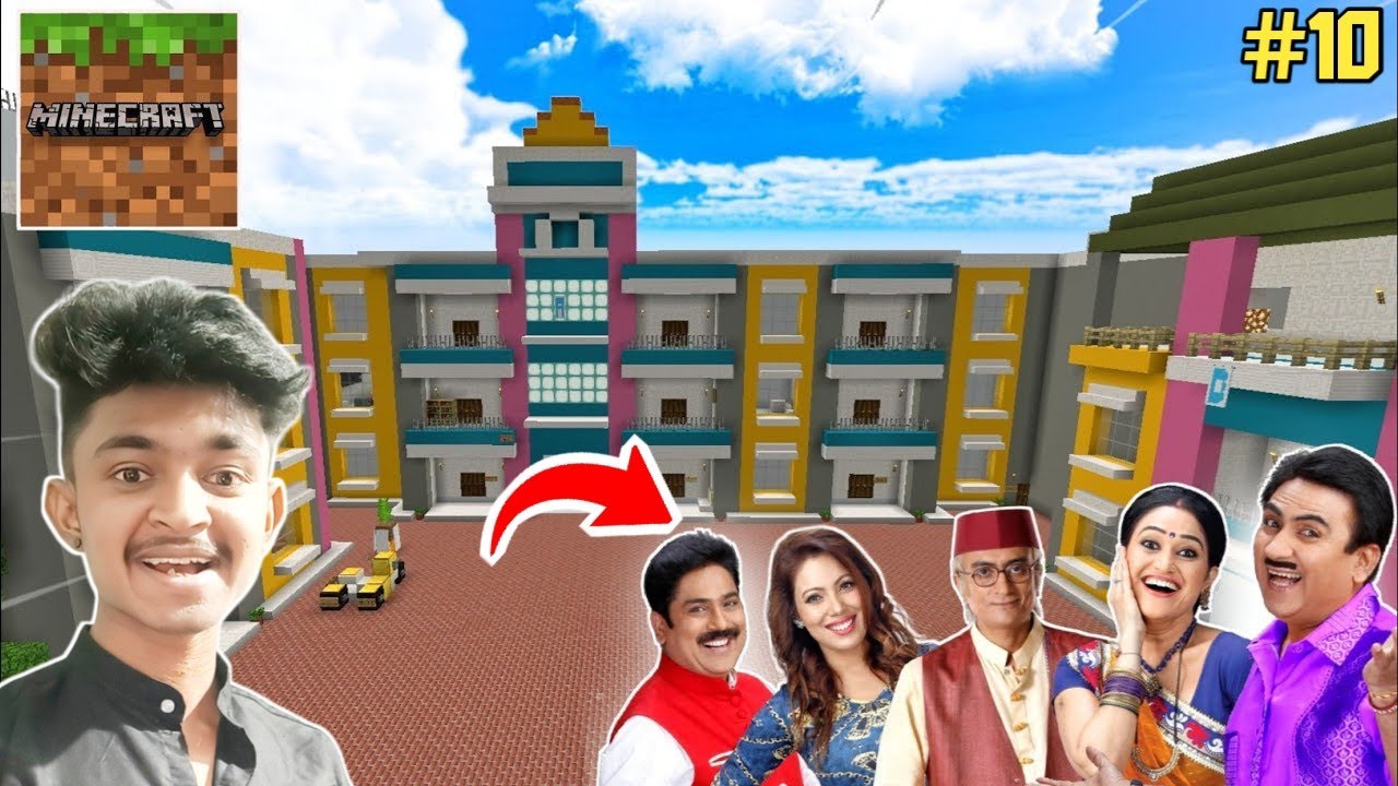 I Play Famous Gokuldham Society Gameplay In Minecraft #10
