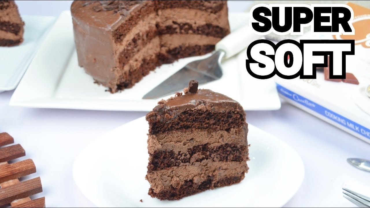 SUPER SOFT AND TASTY CHOCOLATE CAKE by (YES I CAN COOK)